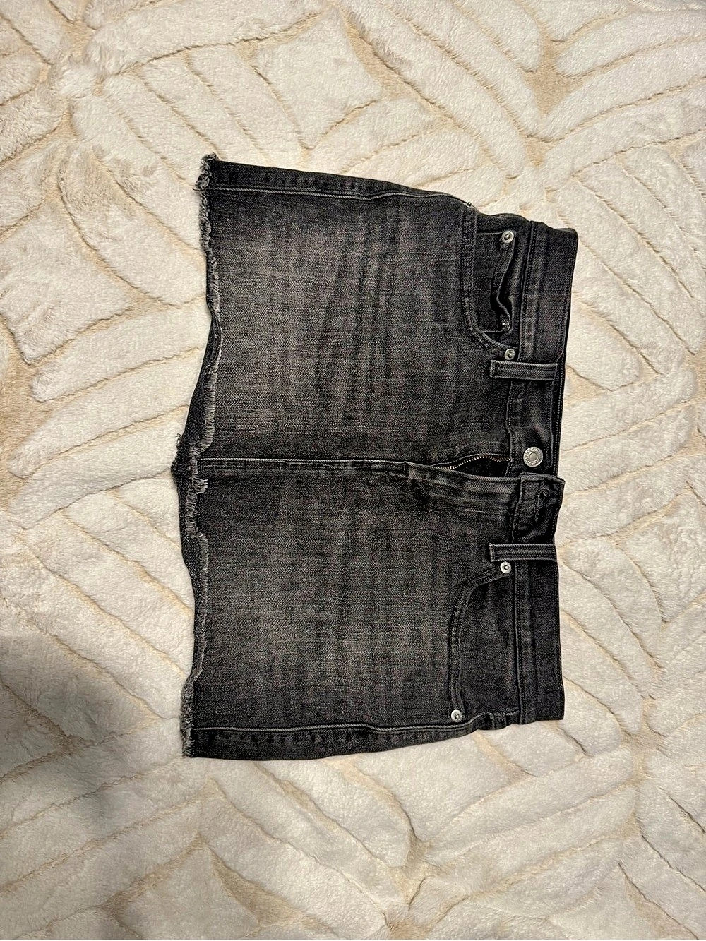 Levi's Black Denim mini skirt